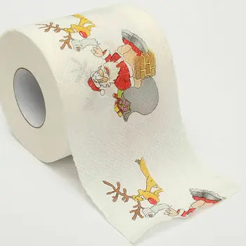 Naujas Mados Švenčių Vonia Santa Claus Tualetinio Popieriaus Kalėdų Prekių Audinių Roll Kalėdų Dekoro