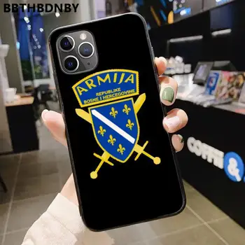 Bosnijos ir Hercegovinos vėliava Minkšto Silikono TPU Telefono Dangtelį iphone 5 5S SE 5C 6 6S 7 8 plus X XS XR 11 PRO MAX