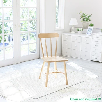 PVC stačiakampio grindų apsaugos trinkelėmis kėdė pagalvėlė skaidri spalva tinka šeimos virtuvė, vonios kambarys, viešbutis ir lauko pl