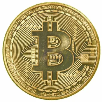 Bitcoin Monetos, Aukso Skiedra Sidabrą, Kolekcines, BTC Monetų Meno Kolekcija Dovanų Naujas Lašas Laivybos