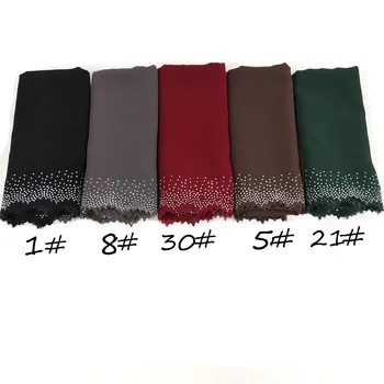 E12 20pcs Aukštos kokybės pjovimas lazeriu šifono hijab skara skara moterų skara/šalikas lady wrap skara gali pasirinkti spalvas