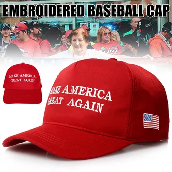 2020 m. JAV Prezidento Rinkimų Išsiuvinėti Skrybėlę Atspausdintas Laikyti, Kad Amerikoje Didžiosios Vėl Beisbolo kepuraitę J99Store