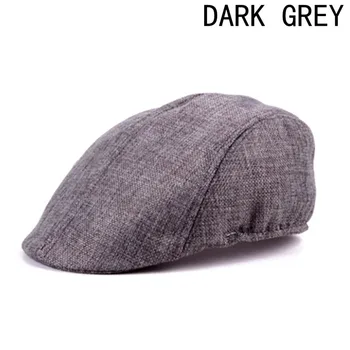 Pavasarį, rudenį, beretė vyrų švelnus dizaino lino skrybėlę beretės patogus boinas kvėpuojantis akių bžūp 5 spalvų