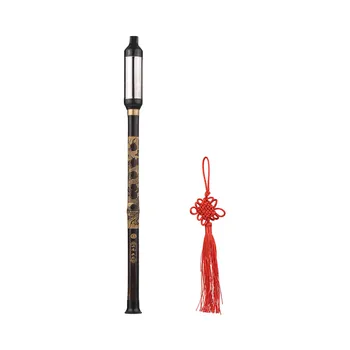 Raktas G Fleita Kinijos Tradicinės Muzikos Instrumentas, Vertikalus Prapūsti Bawu Juoda Bambuko Fleita Kinijos Nemokamai Reed Flute