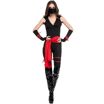Japonų Klasikinių Ninja Moterų Kostiumai Seksualus Ponios Moterų Ninja Cosplay Kostiumas Helovinas Fancy Dress Šalis
