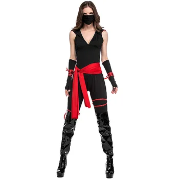 Japonų Klasikinių Ninja Moterų Kostiumai Seksualus Ponios Moterų Ninja Cosplay Kostiumas Helovinas Fancy Dress Šalis
