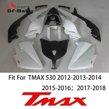 Tmax530 Lauktuvės Rinkinys Kėbulo Varžtai Yamaha Tmax 530 2012 2013 2016 2017 Tmax Lauktuvės ABS Plastiko Įpurškimo balta