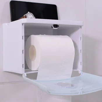 Multi-funkcija nulio-nemokamai audinių langelį mobile punch-nemokamas vonios kambarys susukite rankšluostį pick-up stovas telefono turėtojas pasta