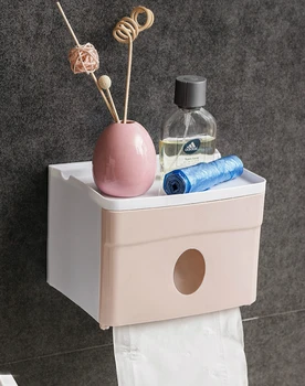 Multi-funkcija nulio-nemokamai audinių langelį mobile punch-nemokamas vonios kambarys susukite rankšluostį pick-up stovas telefono turėtojas pasta
