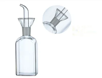 1PC aukštai temperatūrai atsparaus stiklo prieskonių butelis aliejaus butelis acto butelį, sojos padažas, actas cruet virtuvė GERAI 0361