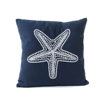 Siuvinėjimo pagalvės užvalkalą Viduržemio jūros regiono stiliaus Pagalvėlė padengti Vandenyno Serijos pagalvė padengti drobės, Užvalkalai dekoratyvinių Pagalvių užvalkalus