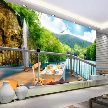 Beibehang Užsakymą Tapetai Šiuolaikinių HD Kinijos Kraštovaizdžio Sienos, Namų Dekoro Gyvenimo Kambario, Miegamasis Fone Sienų Tapybos 3D Tapetai