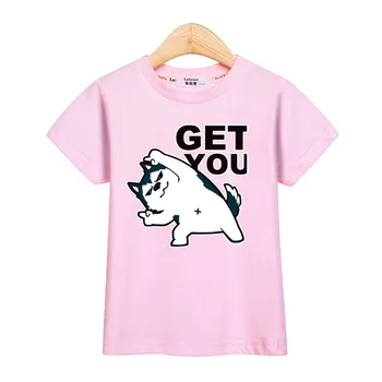 2019 mada vaikams tees marvin mielas šuo berniukų marškiniai šuniuką, print t-marškinėliai trumpomis rankovėmis medvilnės drabužius merginos viršūnes vaikas Haskis marškinėlius