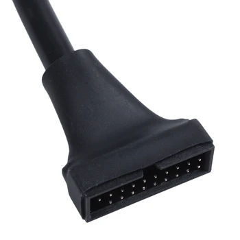 15cm USB 3.0-20 Pin Header Male į USB 2.0 9 Pin Female Adapter Cable