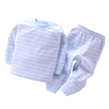 Rudenį vietoje vaikų atitiktų naujus 0-2 metų amžiaus kūdikiui bauda medvilnės ilgomis rankovėmis peties mygtuką kelnės dviejų dalių kostiumas