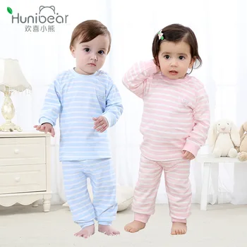 Rudenį vietoje vaikų atitiktų naujus 0-2 metų amžiaus kūdikiui bauda medvilnės ilgomis rankovėmis peties mygtuką kelnės dviejų dalių kostiumas
