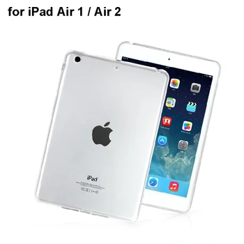 IPad oro silikagelio minkštas galinį dangtelį rubisafe,tablet TPU Apsauginiai atveju Shell Odos iPad 2 oro 9.7 colių ipad Air2 funda