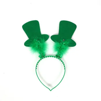 Nauja Žalia Festivalis Šalis Saint Patrick Kostiumas Bžūp Top Hat Lankelis Airija Airijos Skrybėlės st patrick ' s day gimtadienis