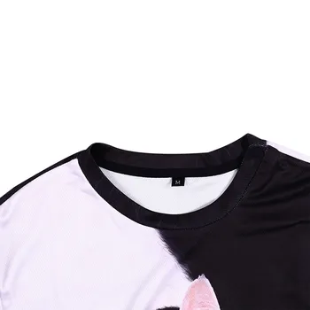Unisex Naujas Juokingi 3d Spausdinimo Gyvūnų Vasaros Trumpas Rankovės marškinėliai Viršuje Moterys, Vyrai, Poros Camiseta Футболка 2020 #YJ