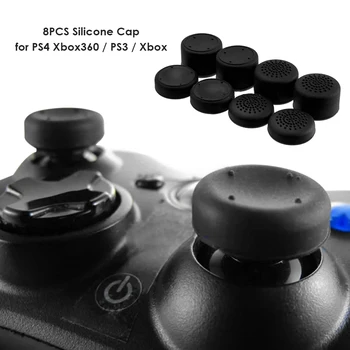 Mažos Silikono Nykščio Kepurės Stick Danga Valdytojas Žaidimas Pramogų Reikmenys PlayStation 4/Xbox 360/PS3/Xbox