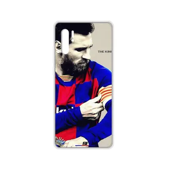 Messi Argentinos Futbolo shell Skaidrus Telefoną Atveju HUAWEI nove 5t p 8 9 10 p20 30 p40 P pro Smart 2017 2019 Z lite