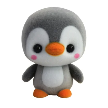 Pakuotėje 8 Vaikai, Žaislai ir Neklijuotinė Keychain Animacinių filmų Mažai Pingvinas Cute Lėlės Key Chain Kūrybos Vyrų ir Moterų Mažas Pakabukas 